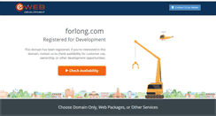 Desktop Screenshot of forlong.com