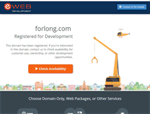 Tablet Screenshot of forlong.com